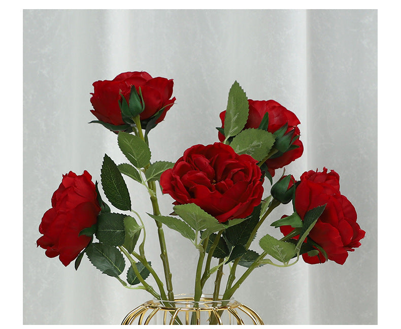 Bulk 20" Rose Stem with Bud Artificial Silk Flowers Wholesale