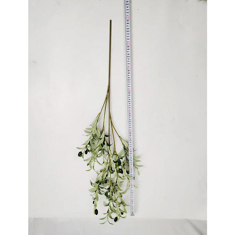 Artificial Olive Leaf Stems, Rustic Decor, Single Stem Olive Leaves, 19" Length, Set of 720, Perfect for Home, Office, Wedding & Event Decor