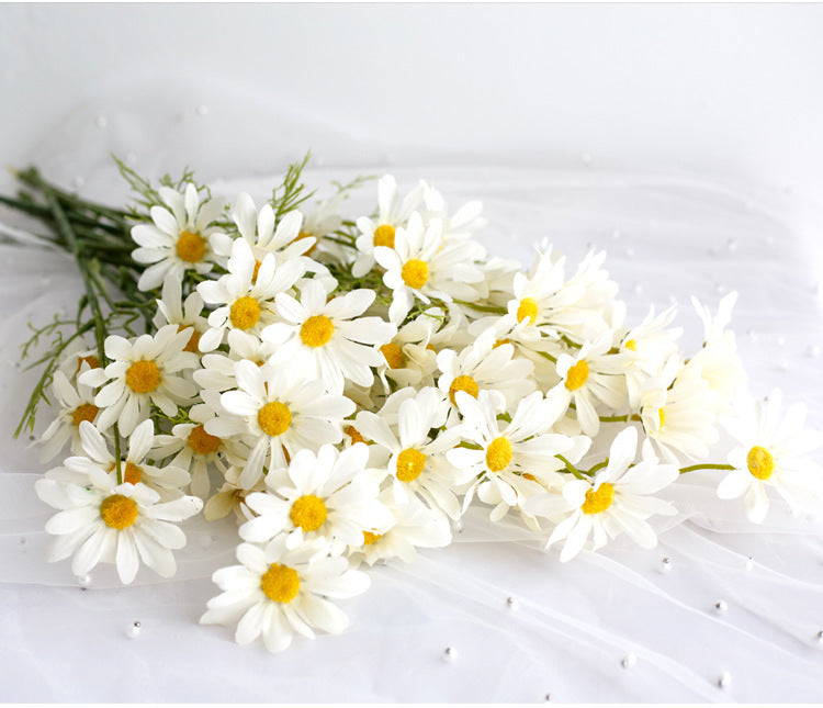 Bulk 20" 10 Pcs Daisy Stems Gerber Silk Flower Artificial Daisy Bouquets Wholesale