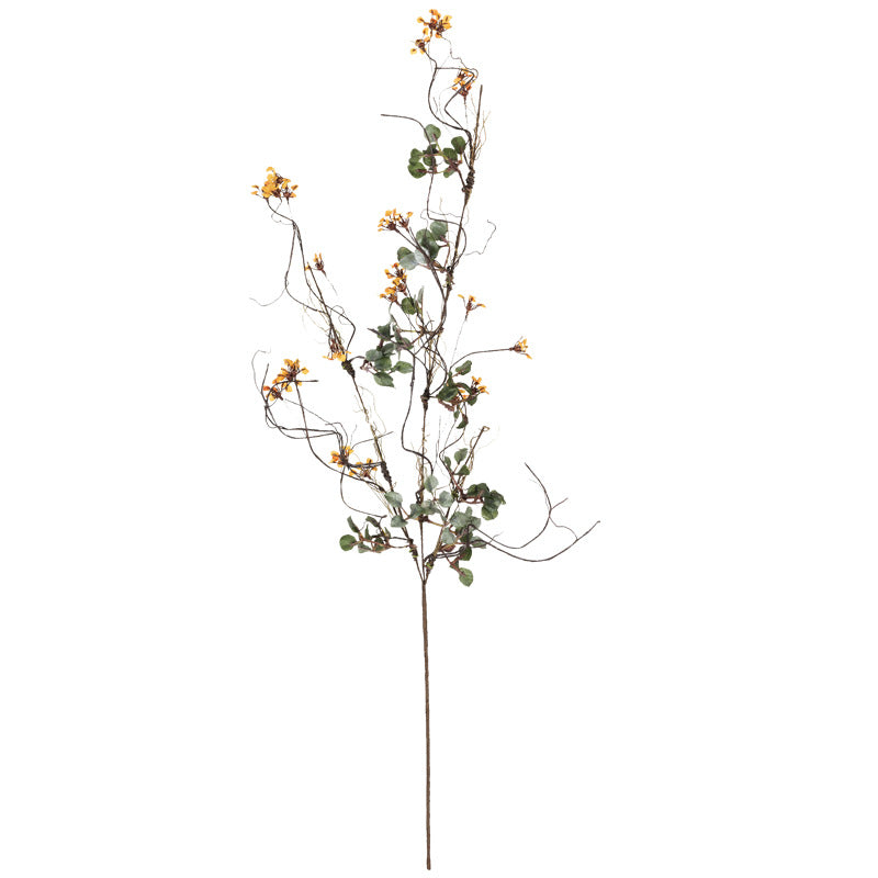 Artificial Baby's Breath Single Stem with 18 Blooms, 33.5" Silk-Like Faux Gypsophila for Weddings, Home Decor