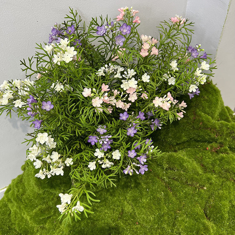 Artificial Daisy Chamomile Bush, Faux Wild Chrysanthemum Flowers, Plastic Stem, Farmhouse Wedding & Home Decor