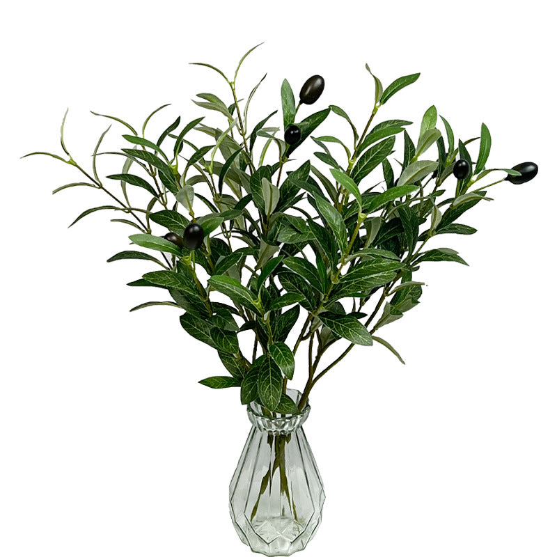 Artificial Olive Leaf Stems, Rustic Decor, Single Stem Olive Leaves, 19" Length, Set of 720, Perfect for Home, Office, Wedding & Event Decor