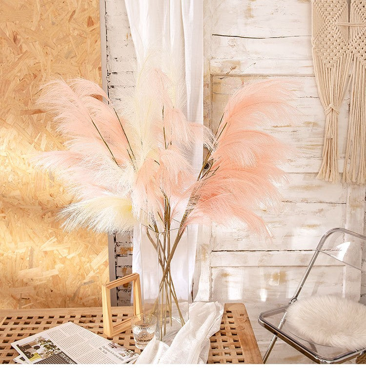 Granel Extra Grande 43 Pulgadas Faux Pampas Grass Stem Venta al por mayor 