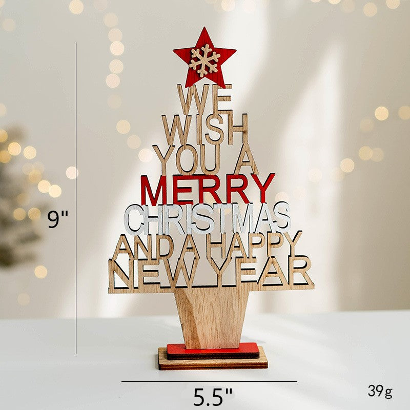 Décorations de table en vrac pour sapin de Noël, élan, centre de table, ornement de Noël, cadeaux d'anniversaire, vente en gros 