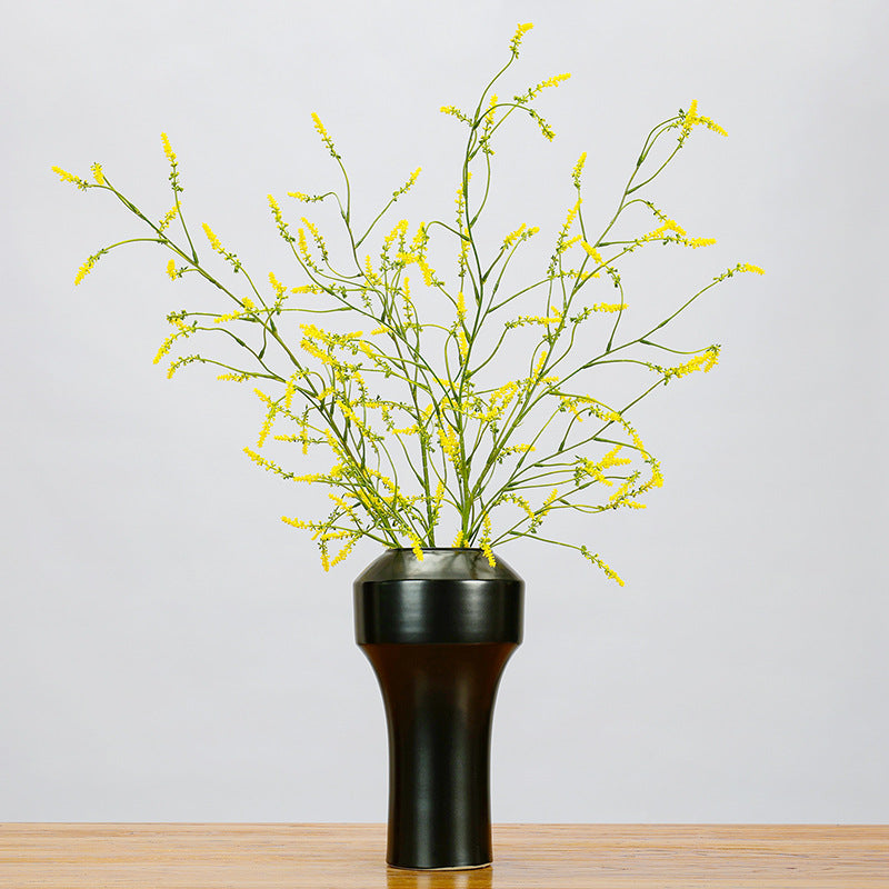 Single Stem Artificial Lavender Knotweed, 48" Tall Plastic Faux Flower for Wedding Decor, Home & Commercial Styling