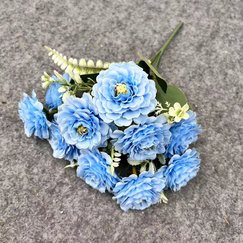 11.8-Inch Artificial Hibiscus Flowers, Realistic Fake Hibiscus Blooms with Stems, Lifelike Faux Hibiscus for Vase