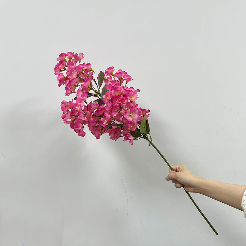 Artificial Begonia Bush, 29" Realistic Silk Flower Stem for Home Decor, Wedding Arrangements & Office Styling, Allergy-Friendly Faux Floral