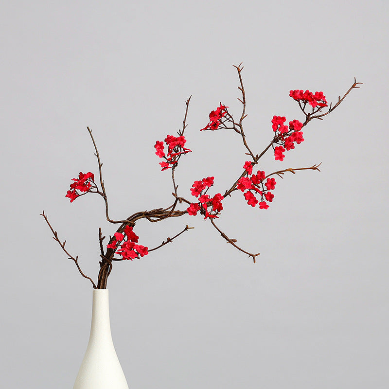 Artificial Cherry Blossom Branch, 34" Tall, Bendable Stems for Home Decor, Wedding, and Commercial Use