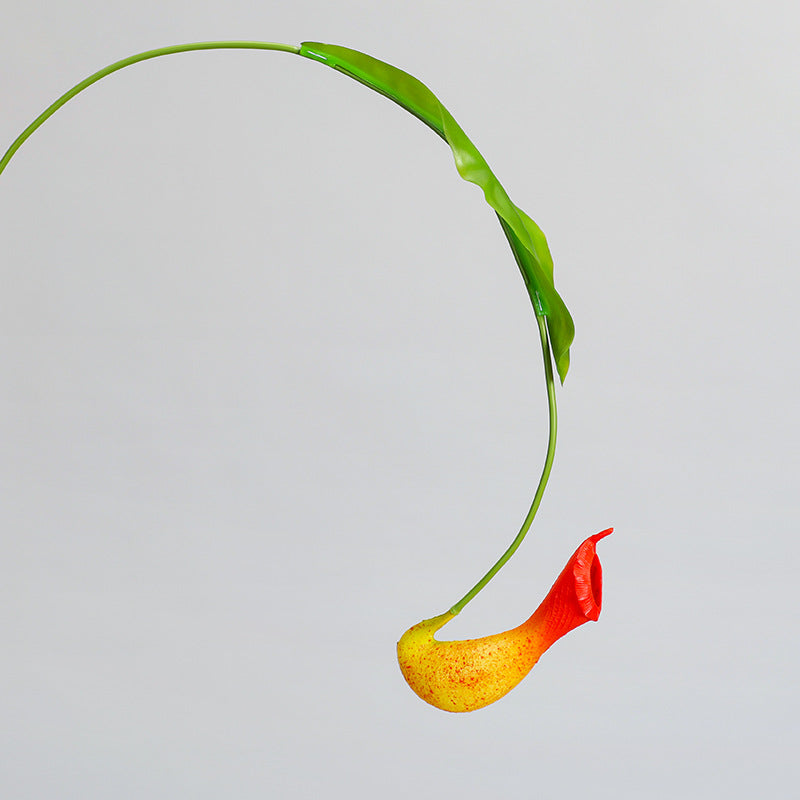 Artificial Pitcher Plant Vine, 30" Hanging Trailing Foliage, Realistic Plastic Greenery for Home Decor, Wedding Backdrops, Shelf Styling
