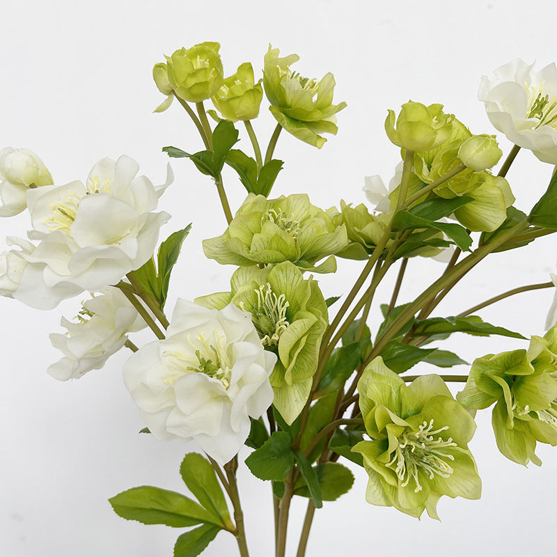 Bulk 23" AM Basics Helleborus Spray Branches Artificial Silk Flowers Wholesale