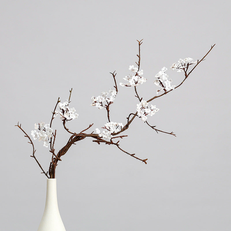 Artificial Cherry Blossom Branch, 34" Tall, Bendable Stems for Home Decor, Wedding, and Commercial Use
