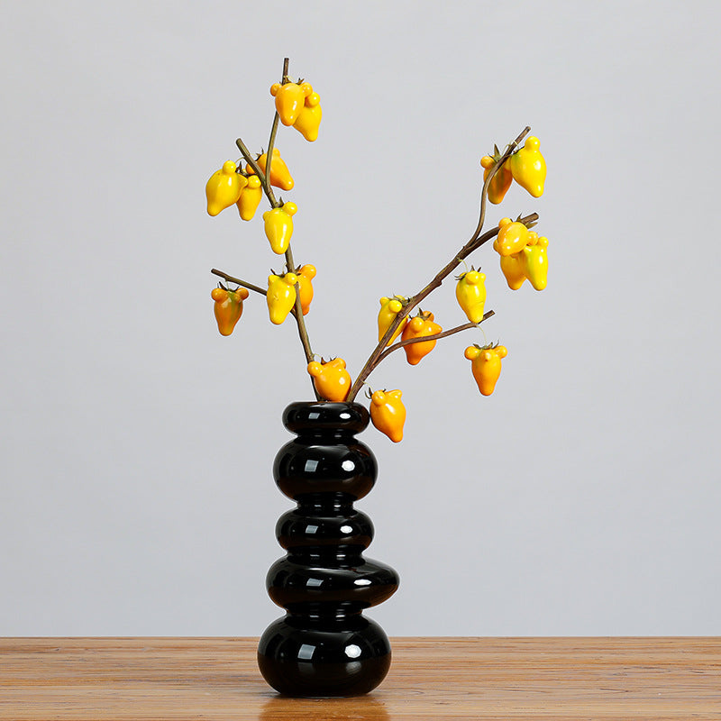 26" Artificial Kumquat Stem with 10 Fruits, Realistic Faux Foam Fruit Branch for Home Decor, Wedding Centerpieces, and Seasonal Displays