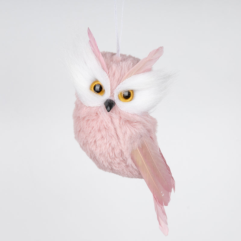 Bulk Christmas Owl Ornaments Simulated Foam Birds Decorations for Xmas Tree Wedding Garden Outdoor Decor Wholesale