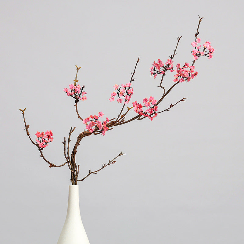 Artificial Cherry Blossom Branch, 34" Tall, Bendable Stems for Home Decor, Wedding, and Commercial Use