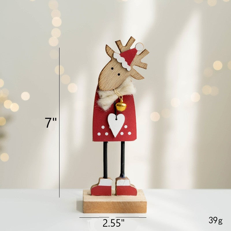 Décorations de table en vrac pour sapin de Noël, élan, centre de table, ornement de Noël, cadeaux d'anniversaire, vente en gros 