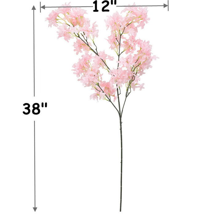 Bulk 38" Lilac Blossom Branches Long Stem Spray Artificial Flowers Arrangements Wholesale