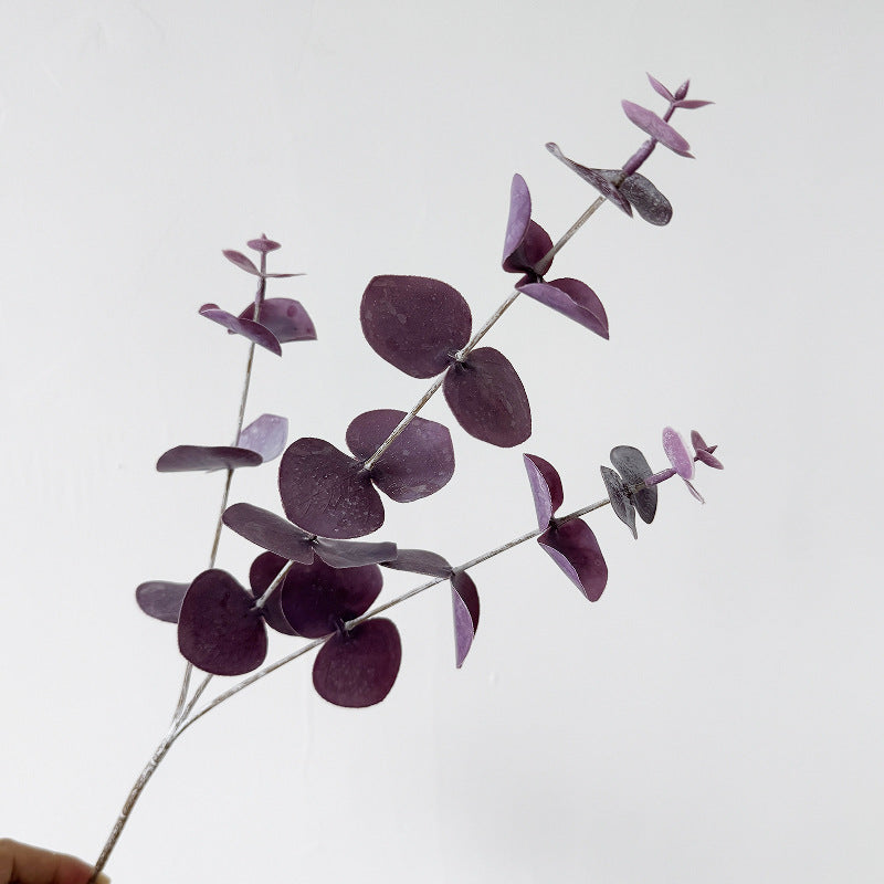 Set of 3 Eucalyptus Stems, Artificial Foliage for Home Decor, Weddings, and Seasonal Arrangements, 18" Tall