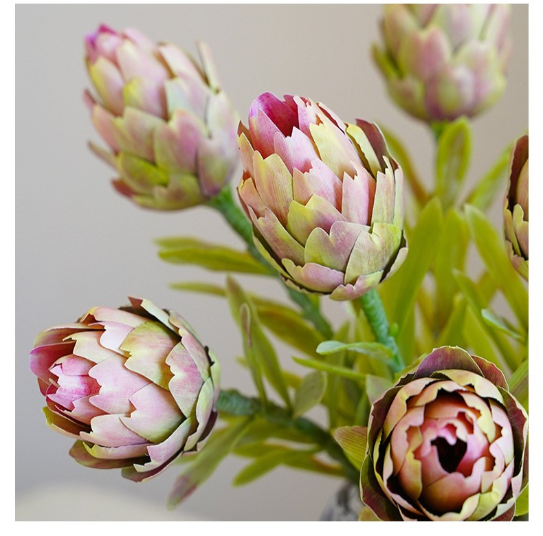 Venta al por mayor de tallo de fruta de alcachofa falsa de 22 pulgadas a granel 