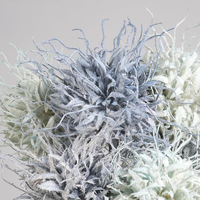 Artificial Lightning Ball Flower Stem, 10" Bloom on 30" Single Stem, Faux Silk Floral for Weddings, Home & Event Decor