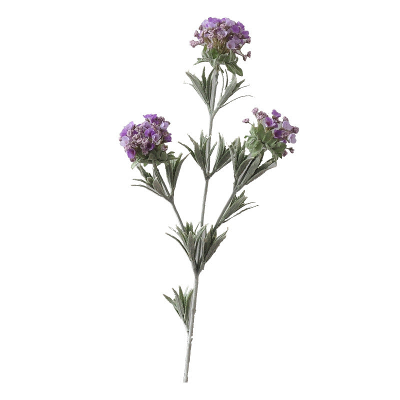 Artificial Hydrangea Snowball Flower Stem, Single Stem with 3 Blooms, 31" Tall, Silk-Like Fabric, for Home Decor, Wedding Centerpieces, Commercial Displays