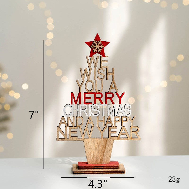 Décorations de table en vrac pour sapin de Noël, élan, centre de table, ornement de Noël, cadeaux d'anniversaire, vente en gros 