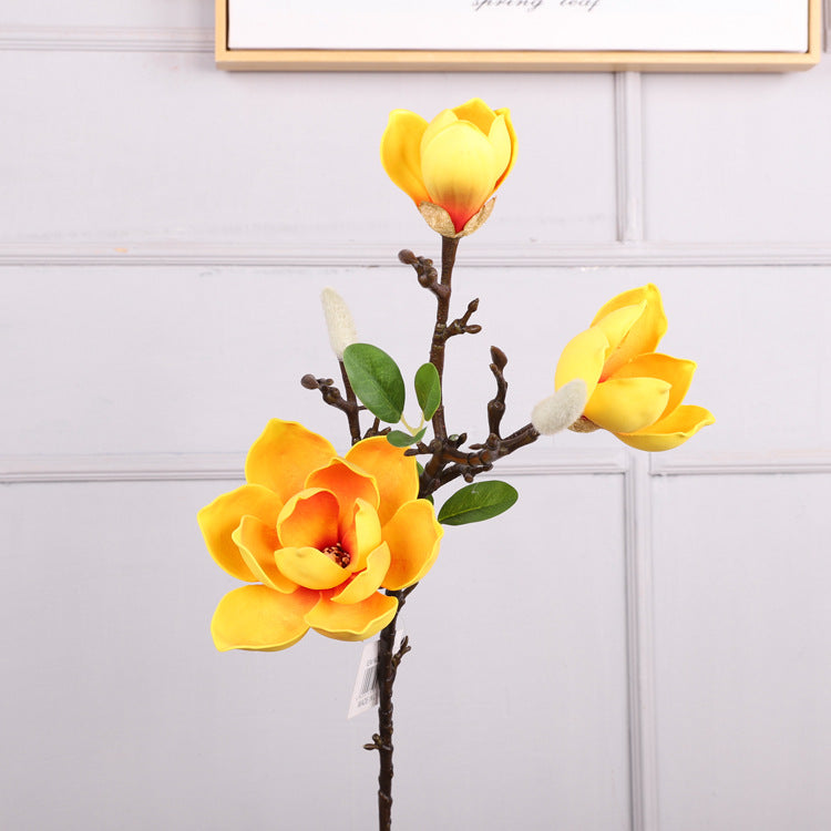 Bulk 27" Magnolia Stem Magnolia Artificial Flowers Wholesale
