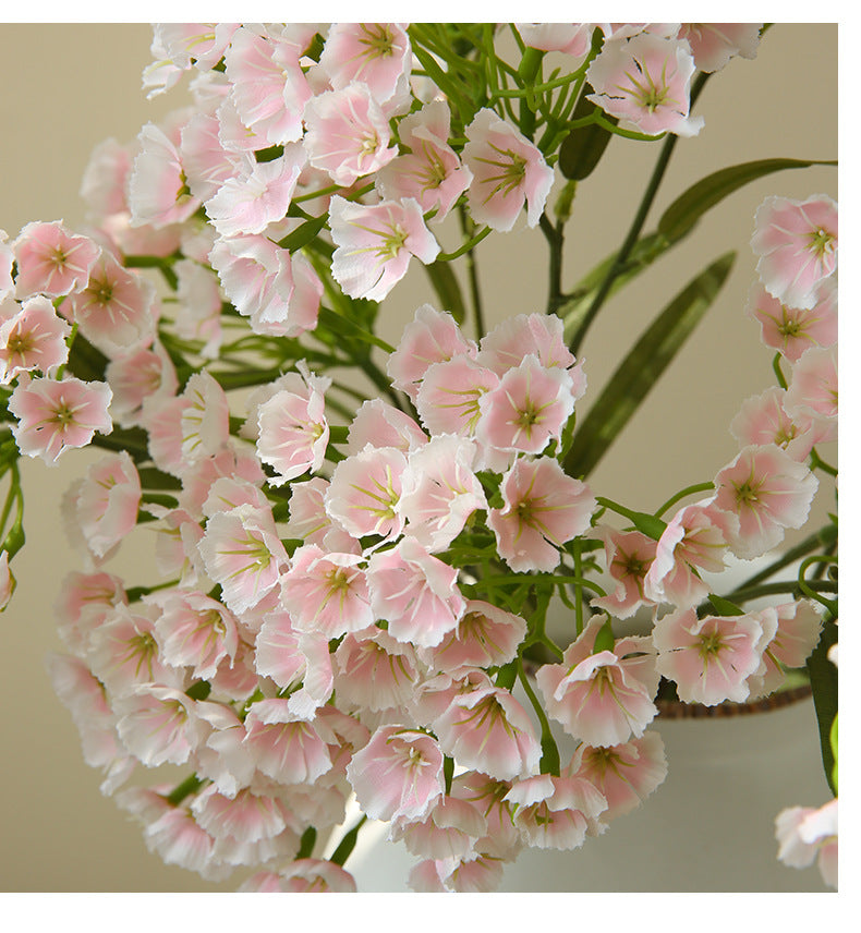 Single Stem Artificial Carnation with 3 Blooms, 28" Height, Silk-Like Fabric, Modern Home Decor, Wedding, Office Styling