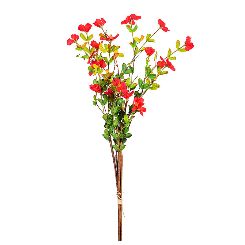 Wildflower Bouquet with 18 Blooms, 20" Faux Silk Floral Arrangement for Weddings, Home Decor, and Events