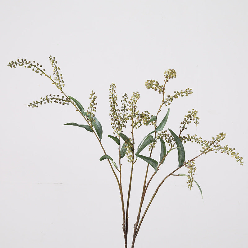 Artificial Salty Berry Long Stems, 43" Faux Floral Bush for Wedding Centerpieces, Home Decor, Table Arrangements
