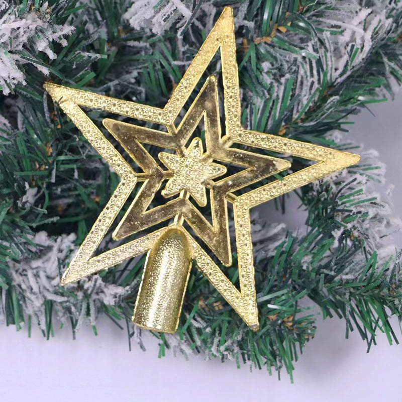 Bulk 10pcs Glitter Star Topper for Xmas Tree Christmas Decor Wholesale