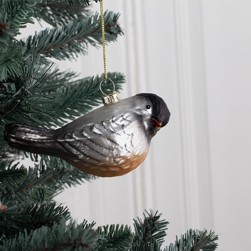 Bulk Christmas Ornaments Artificial Birds DIY Craft for Home Garden Party Decor Wholesale