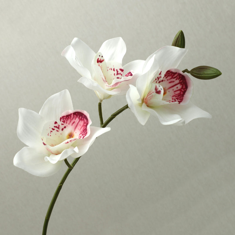 Single Stem Magnolia Flower, Real-Touch Latex, 30" Tall, Perfect for Home Decor, Weddings, and Commercial Spaces
