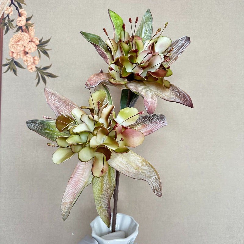 Single Stem Artificial Wildflower, 37" Tall, Foam Material, Perfect for Home Decor, Weddings, and Commercial Spaces