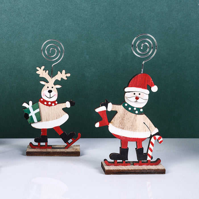 Bulk Christmas Desktop Decorations with Santa Claus Snowman Elk Holiday Gifts for Family Friends Wholesale