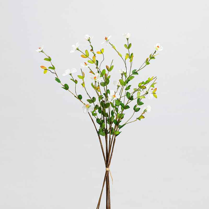 Wildflower Bouquet with 18 Blooms, 20" Faux Silk Floral Arrangement for Weddings, Home Decor, and Events