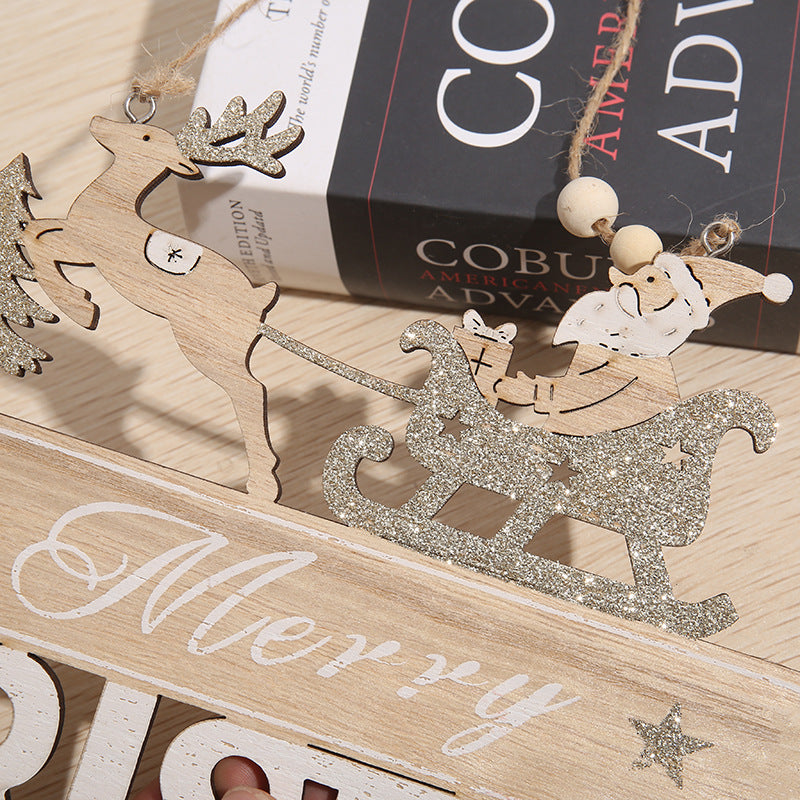 Bulk Christmas Sign Hanging Ornaments with Rope for Xmas Party Decor Wholesale