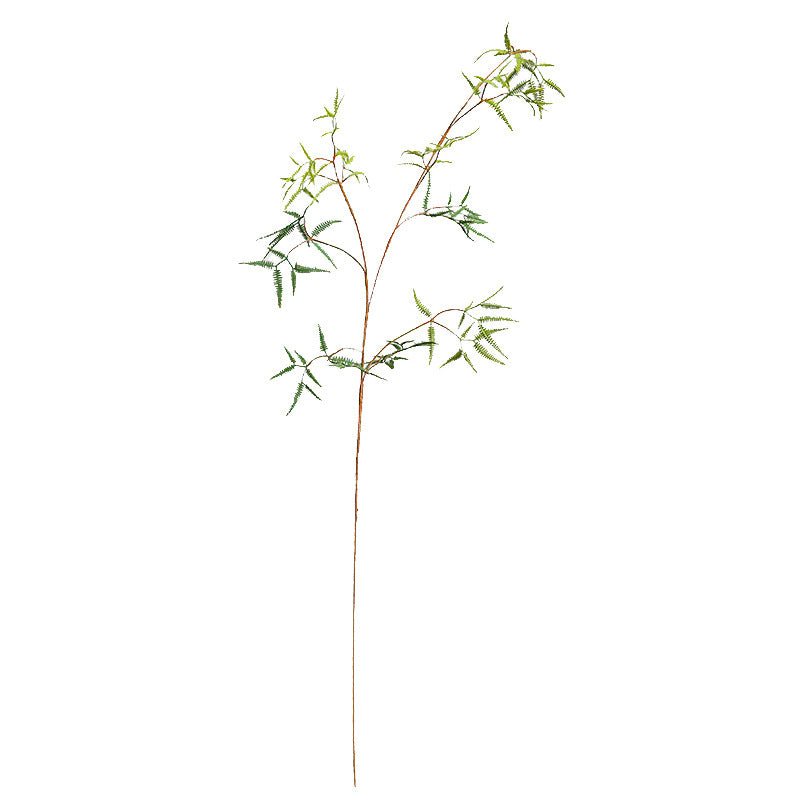 47" Artificial Fern Leaf Greenery Stem, 5-Pointed Dicranopteris Foliage for Home Decor, Wedding Centerpieces & Commercial Displays