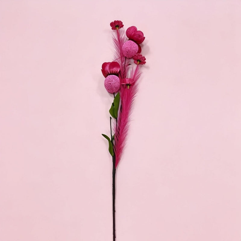 Magnolia Bush with 3 Blooms, 20" Tall, Silk-Like Faux Flowers for Wedding Decor, Home, Office, or Event Styling