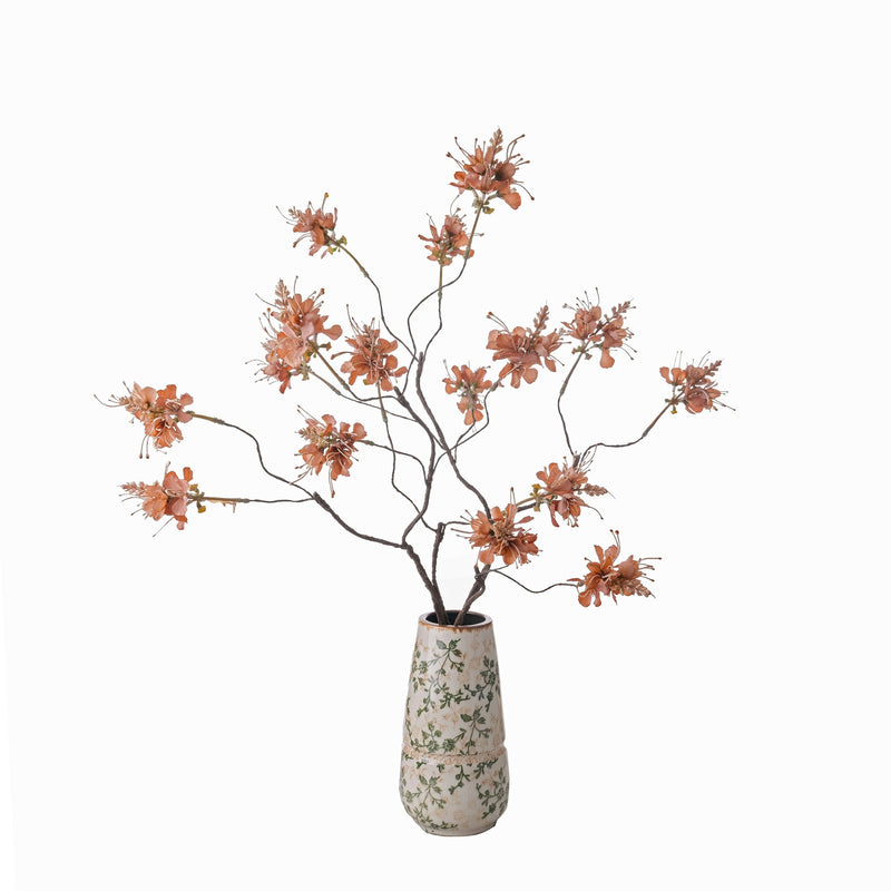 Artificial Spider Flower Bush, Cleome Faux Greenery Stem, 32" Tall, for Wedding, Vase and Home Decor
