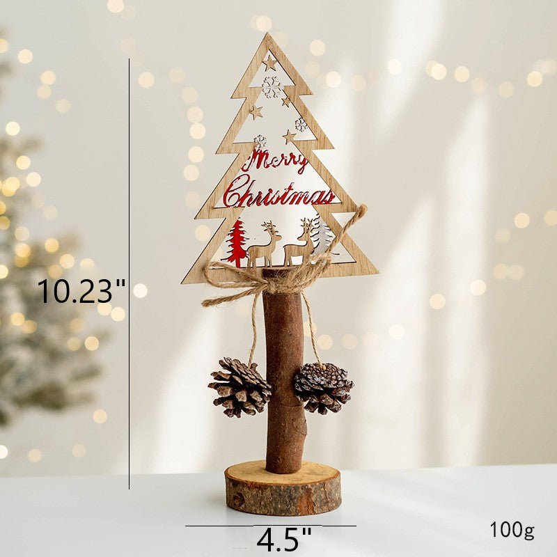 Décorations de table en vrac pour sapin de Noël, élan, centre de table, ornement de Noël, cadeaux d'anniversaire, vente en gros 