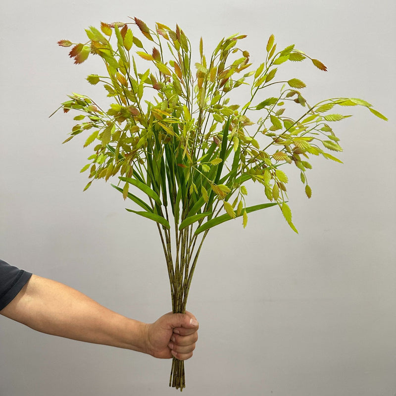 Artificial Pampas Grass Bush, Tall Faux Plastic Plant Stem for Indoor Outdoor Home Decor, Wedding, Vase Filler