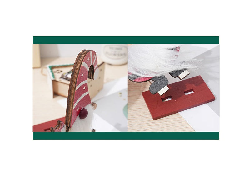 Lot de 3 décorations de Noël rustiques en forme de gnome suédois pour table de fête de Noël, panneaux de cuisine, décoration de bureau, vente en gros