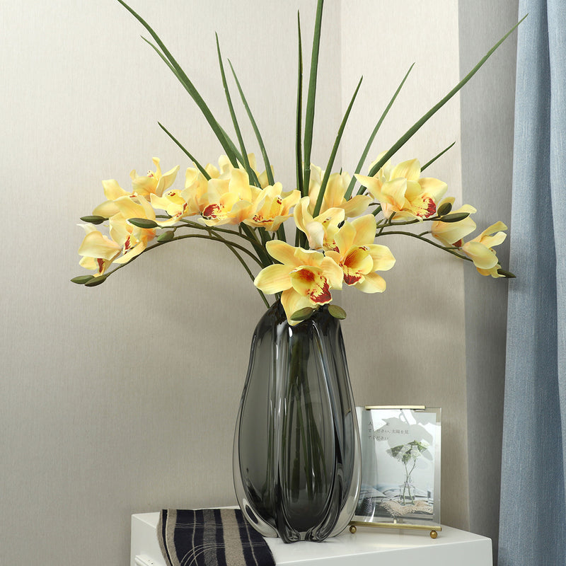 Single Stem Magnolia Flower, Real-Touch Latex, 30" Tall, Perfect for Home Decor, Weddings, and Commercial Spaces