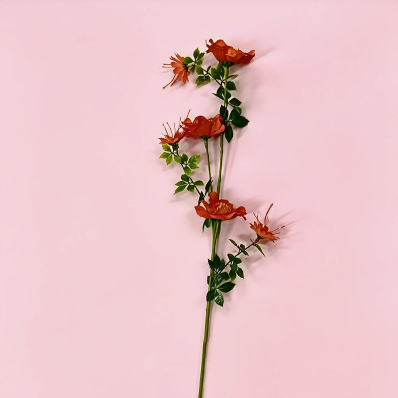 Artificial Cosmos Flowers, 28" Tall Silk-Like Faux Blooms for Wedding Centerpieces, Home Decor
