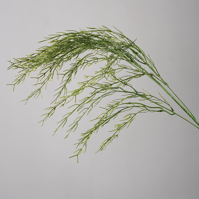 Artificial Asparagus Fern Stems, 39" Green Faux Greenery for Wedding Decor, Floral Arrangements & Home Styling, Single Stem Realistic Fake Plants