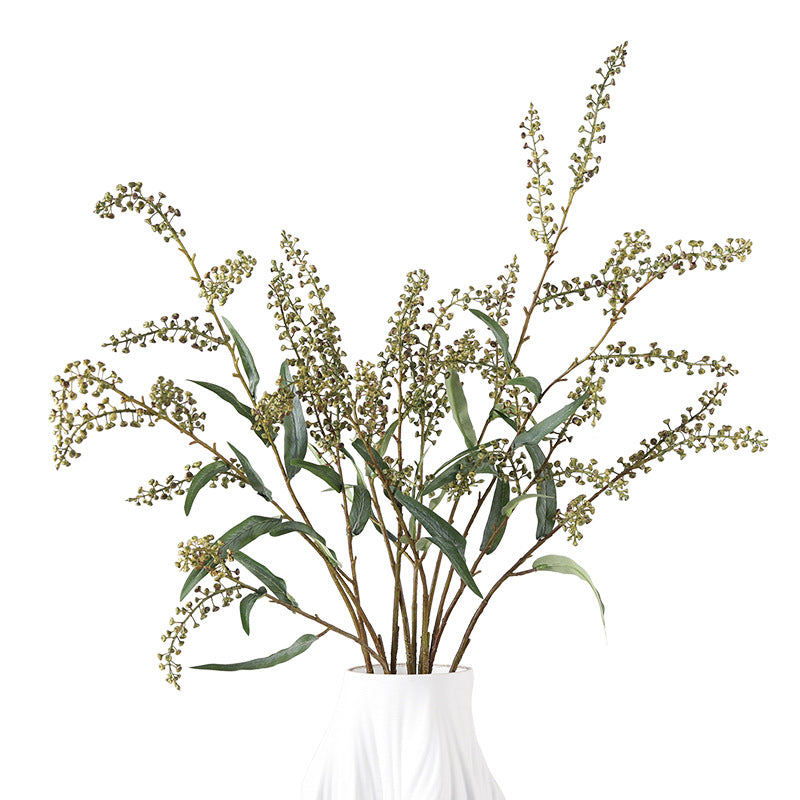 Artificial Salty Berry Long Stems, 43" Faux Floral Bush for Wedding Centerpieces, Home Decor, Table Arrangements