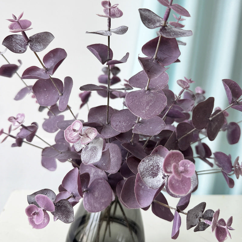 Set of 3 Eucalyptus Stems, Artificial Foliage for Home Decor, Weddings, and Seasonal Arrangements, 18" Tall