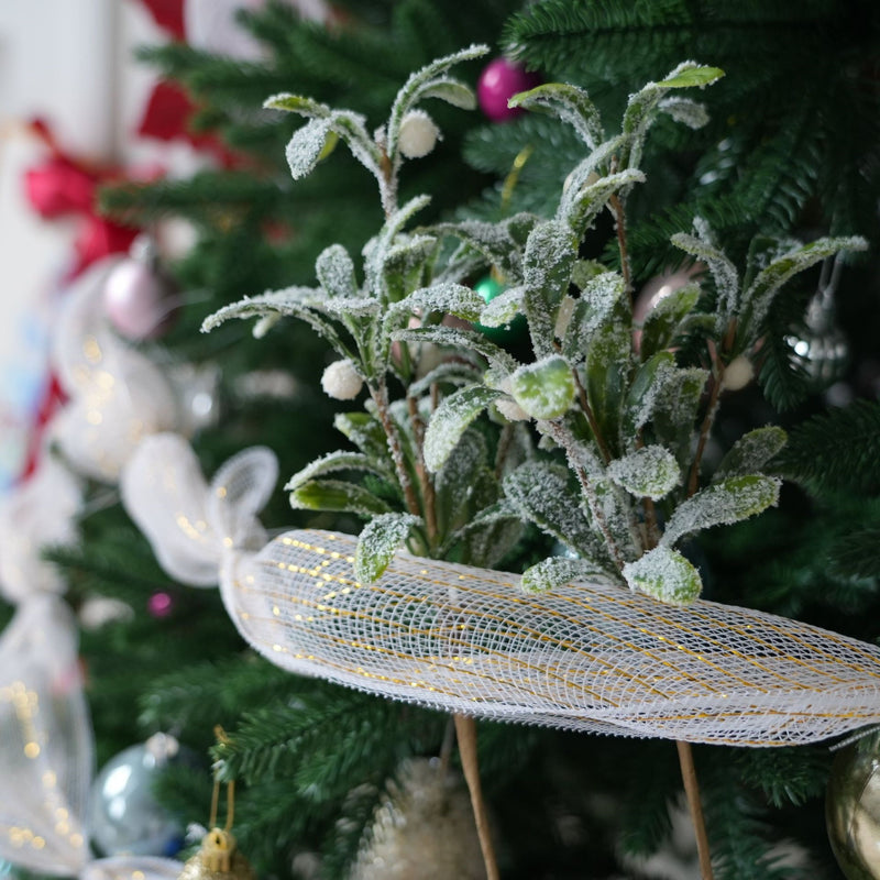 Artificial Olive Branch, 13" Single Stem, Plastic, Holiday & Wedding Decor, Indoor Use, Nordic & Wabi-Sabi Style