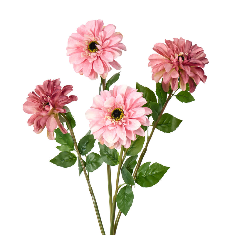 Artificial Chrysanthemum Single Stem, 1 Large Bloom, Faux Silk Fabric, for Wedding Bouquets, Vase Arrangements & Home Decor