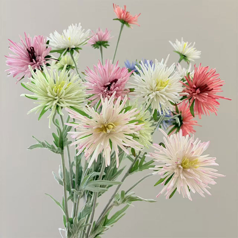 Single Stem Artificial Daisy Flower, 29" Long with 3 Blooms, Silk-Like Fabric, Perfect for Home Decor, Weddings & Events